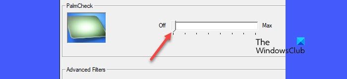 Disabling PalmCheck