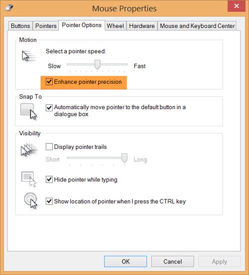 Enhance Pointer Precision