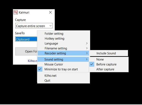 Kalmuri Screen Capture Tool