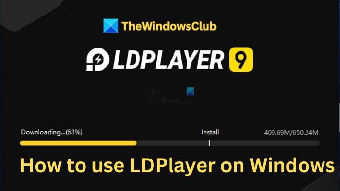 LDPLAYER Windows PC