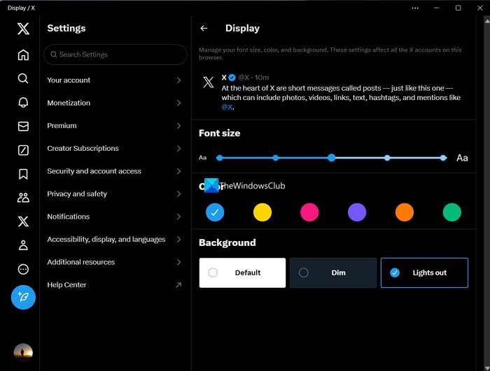 twitter dark theme