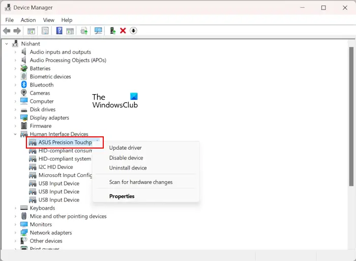 ASUS Precision Touchpad driver