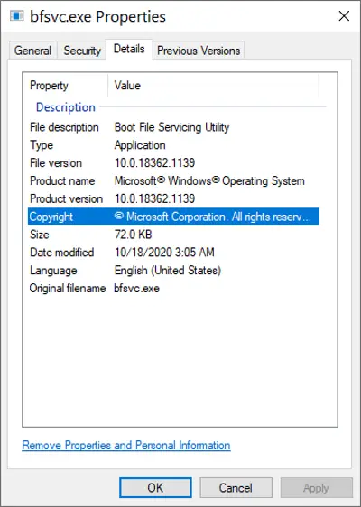 bfsvc.exe