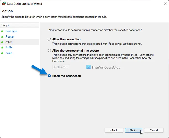 How to block an application from accessing the internet in Windows 11/10