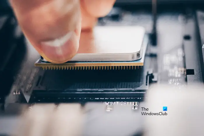 Reseat CPU