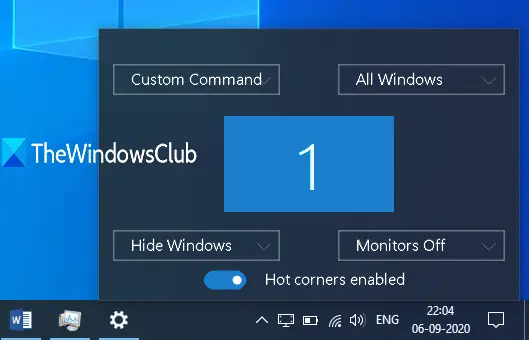 winxcorners tool to use mac style hot corners to windows 10