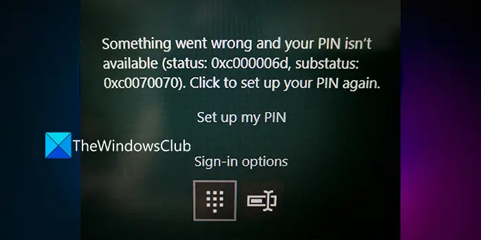 login error 0xc000006d