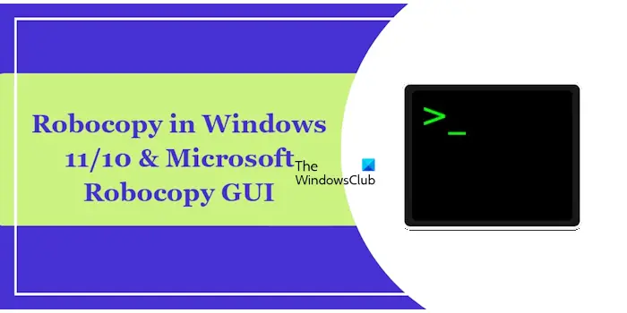 Robocopy in Windows