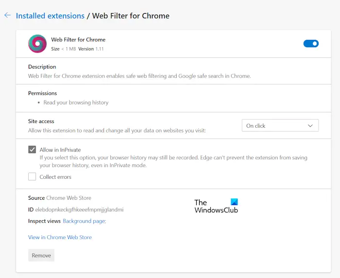 Web Filter from SPIN Safe Browser
