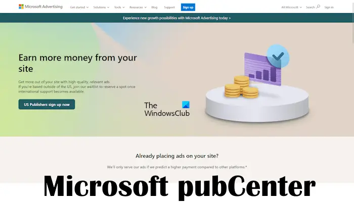 Why difficult sign up Microsoft pubCenter