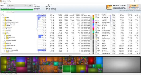 WizTree for Windows PC